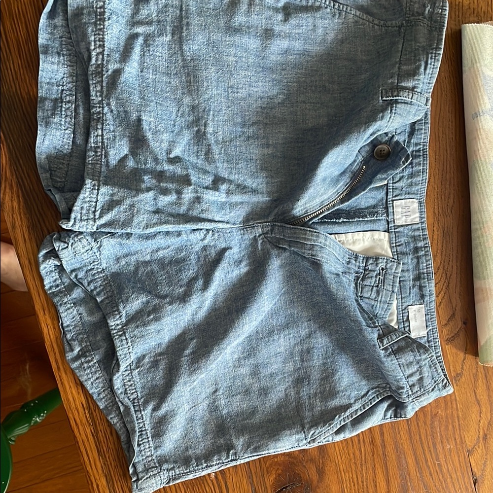 GAP Women's Light Blue Jean Shorts